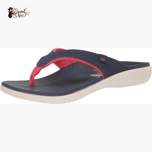 Orthotic Arch Support Flip Flop Wedge Heel Sandal Casual Slip On